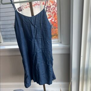 Elegant Blue Midi Dress